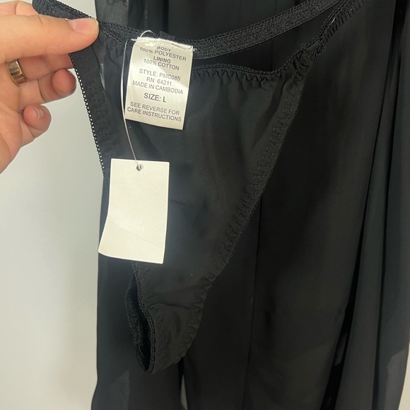 NWT Linea Donatella Pleated Babydoll Chemise Large - Picture 8 of 9